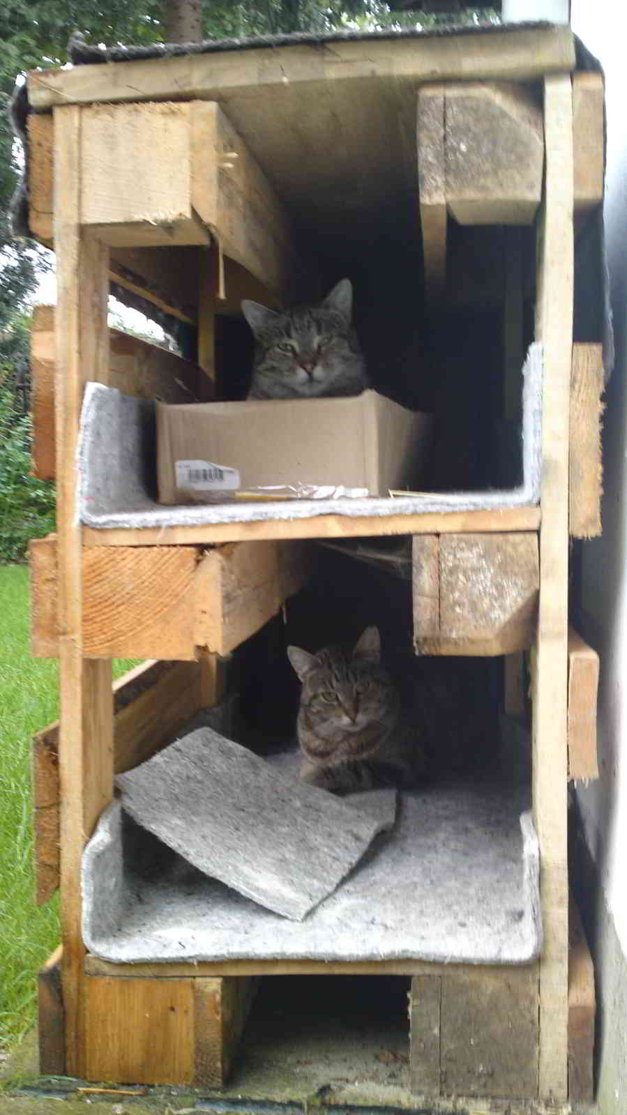 Kicki und Diddi im Bunker